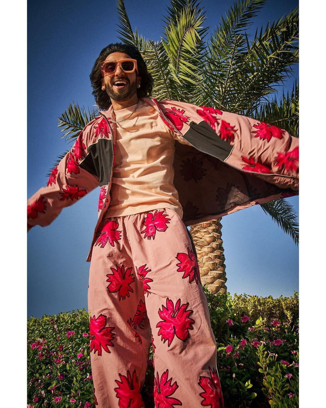 Ranveer effortlessly showcased his flair for unique and daring fashion choices.